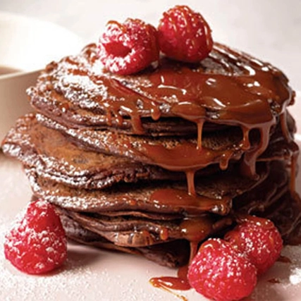 Double Chocolate Pancakes